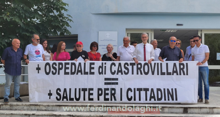 Sesto sit-in all’ospedale di Castrovillari. Laghi: “Tiriamo le somme!”