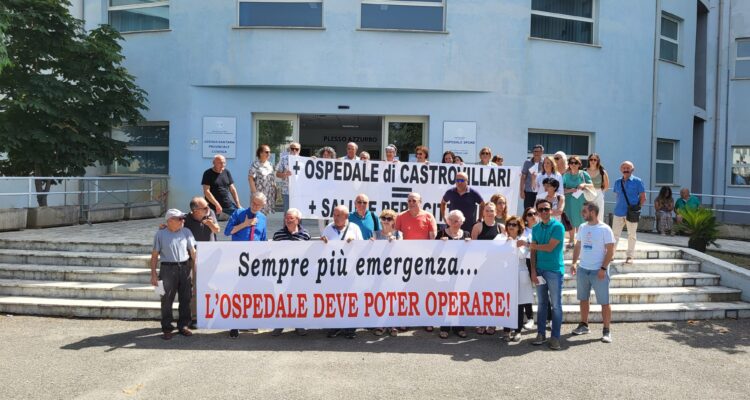 Ospedale di Castrovillari, 5° sit-in. Laghi: “Ortopedia e Riabilitazione, servizi negati a pazienti fragilissimi”